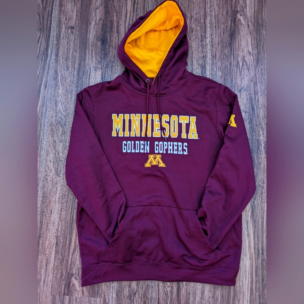 Men's Colosseum Maroon Minnesota Golden Gophers Sunrise Pullover Hoodie